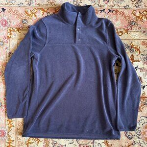 32 Degrees Purple Fleece Pullover with buttons - Size small